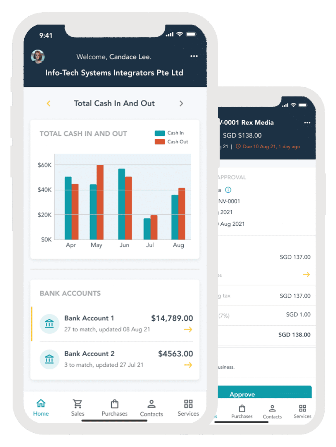 screenshot of Info-Tech Accounting Software